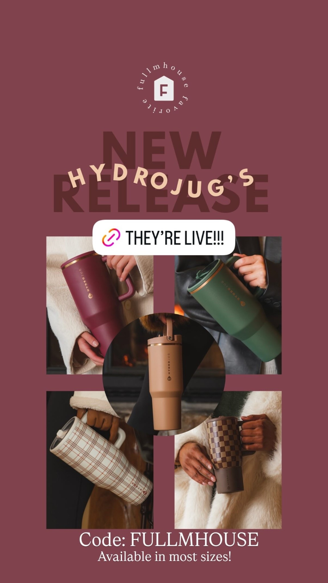 Code: FULLMHOUSE Available in most sizes!