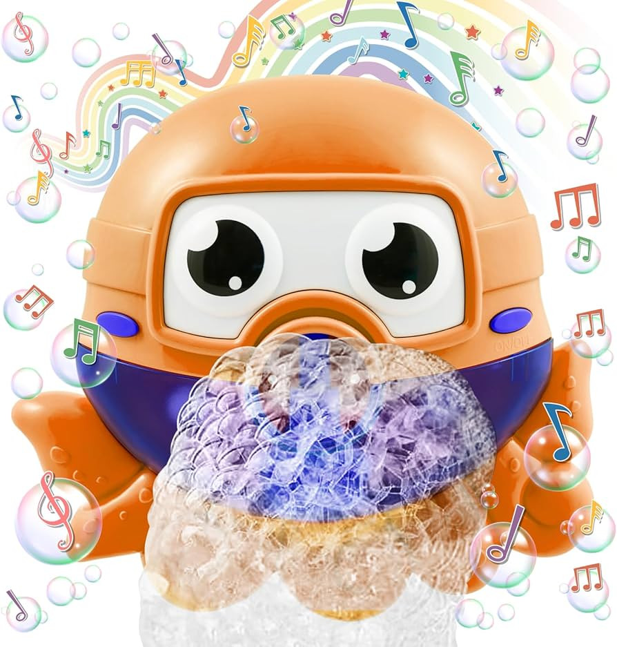 Chuchik Bubble Bath Maker for The Bathtub. Blows Bubbles and Plays 24 Children’s Songs – Baby... | Amazon (US)