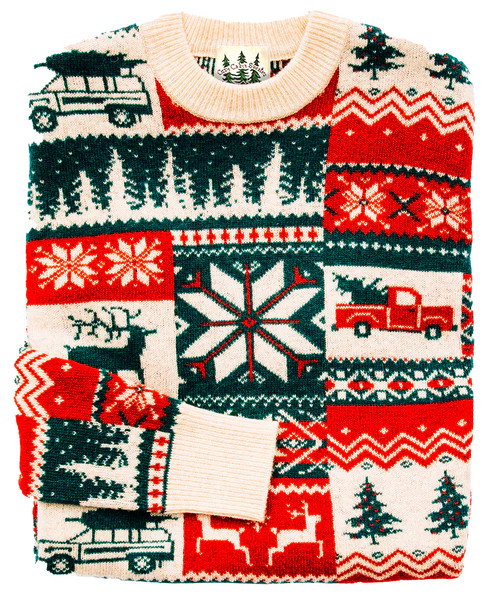 The Christmas Patchwork Sweater | Kiel James Patrick