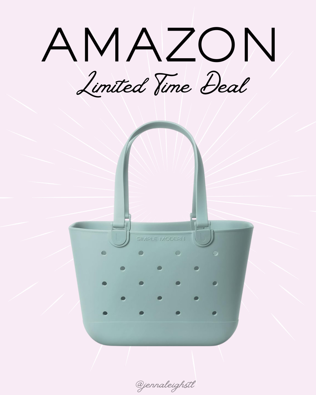 Amazon limited time deal. The Simple Modern Large Beach Bag is 40% off, making it a great time to grab one for beach days, pool trips, or summer travel. 

 #LTKmomlife #LTKSaleAlert #LTKTravel