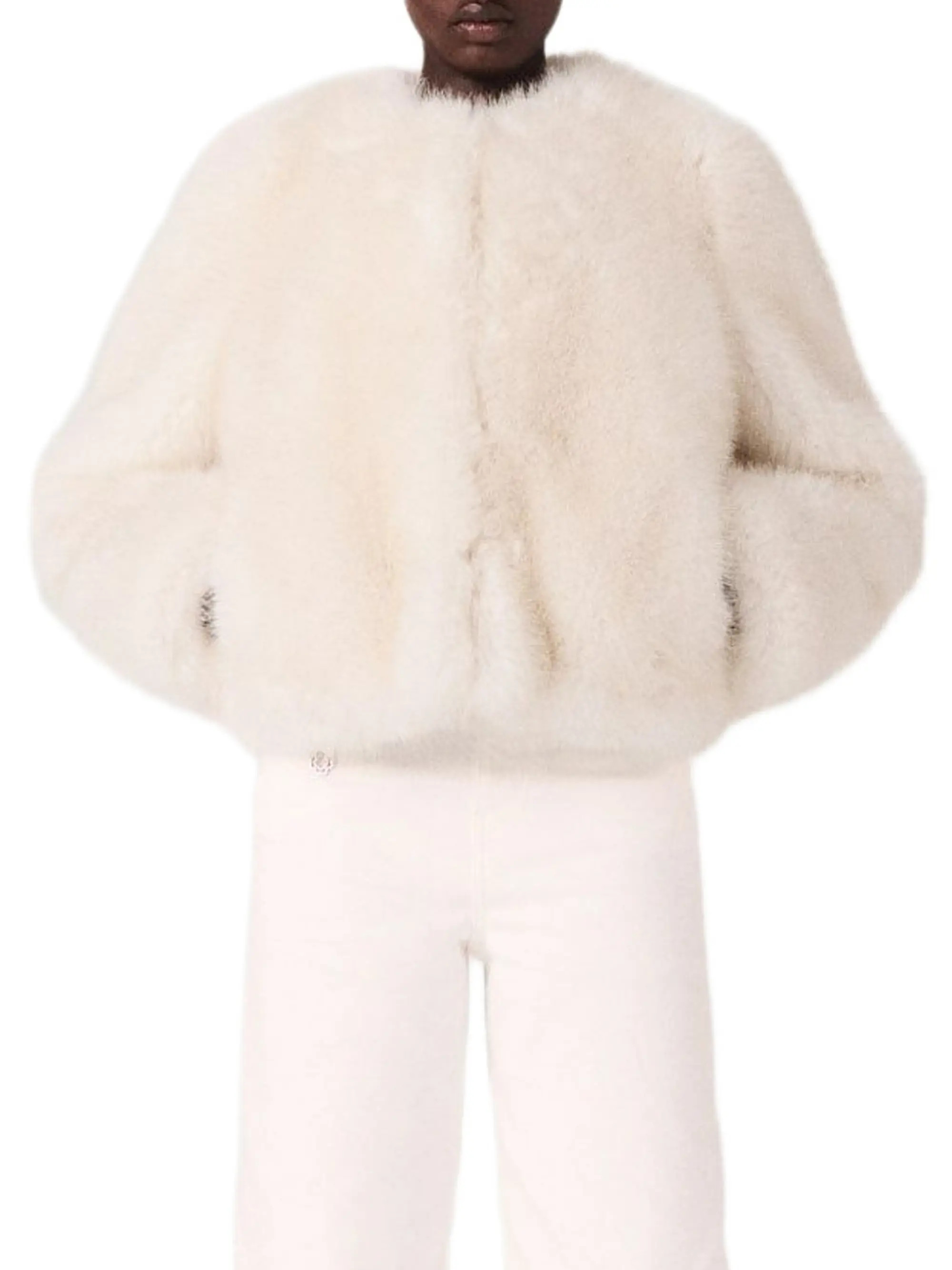 Maje Short Faux Fur Jacket | Saks Fifth Avenue | Saks Fifth Avenue