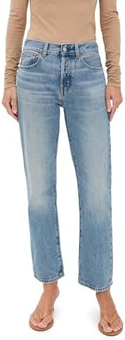 Madewell Women's Petite Longline Straight Jeans | Amazon (US)