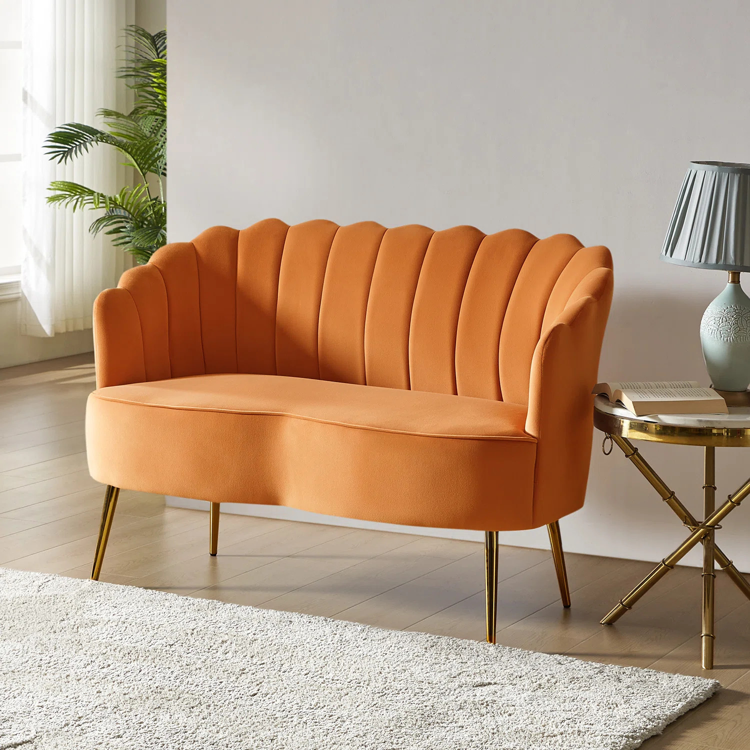Hendrix 50.2'' Velvet Loveseat | Wayfair North America