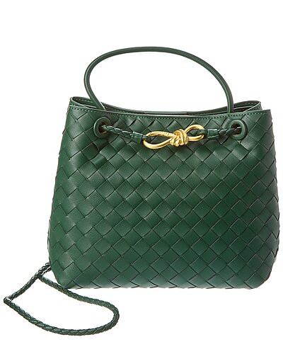 Woven Leather Top Handle Messenger Bag | Gilt & Gilt City