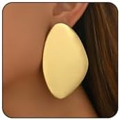 Statement Earrings for Women Big Earrings Large Statement Earrings Chunky Irregular Geometric Dro... | Amazon (US)