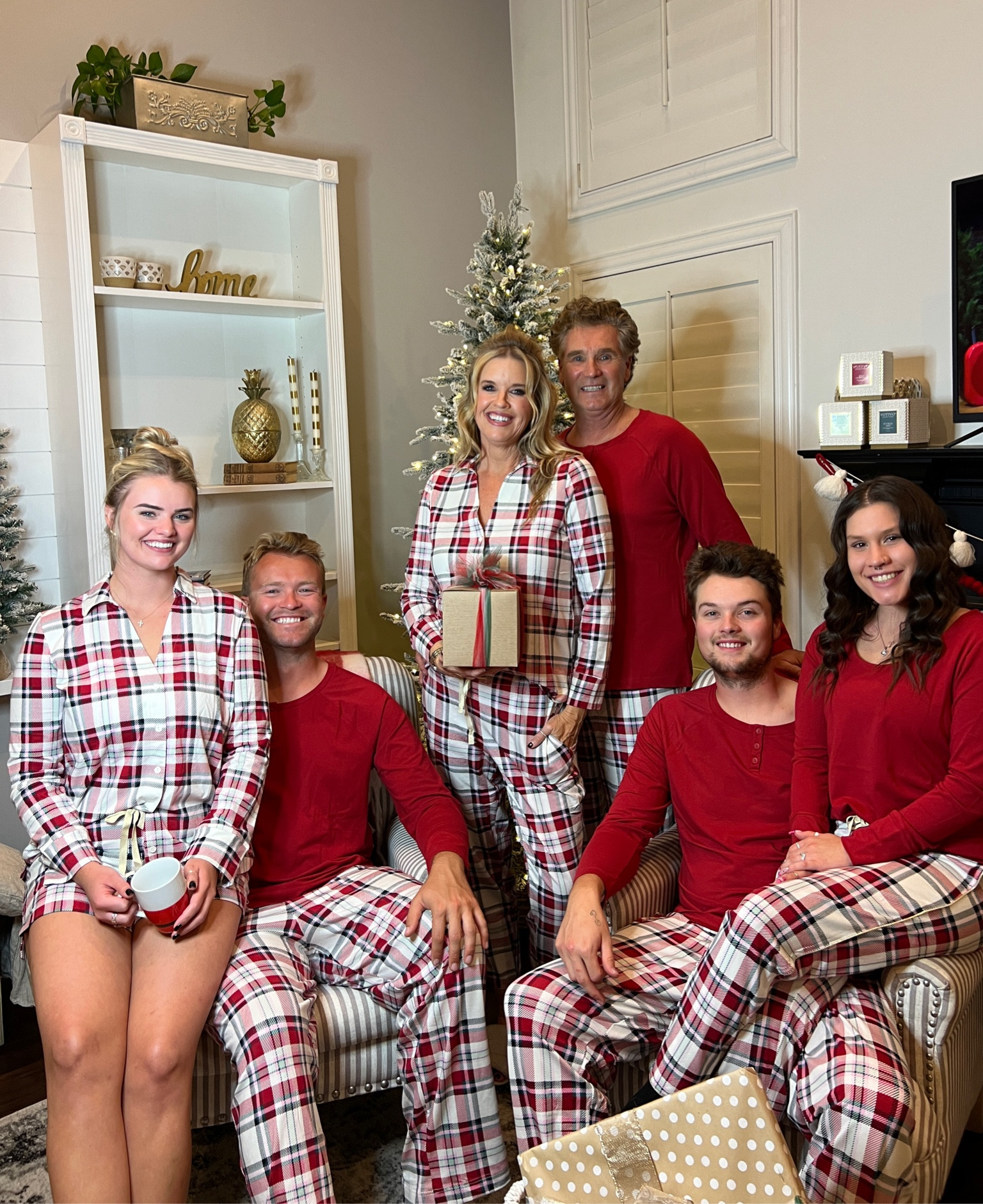 Family Christmas pj’s 

Christmas traditions family style

Pjs for men
Top tts
Plaid pants tts

Pj for her 
Plaid button up long sleeve tts
Plaid short tts
Plaid pant tts
Red Henley tee tts

#christmaspjs #familypjs

#LTKstyletip #LTKHoliday #LTKSeasonal