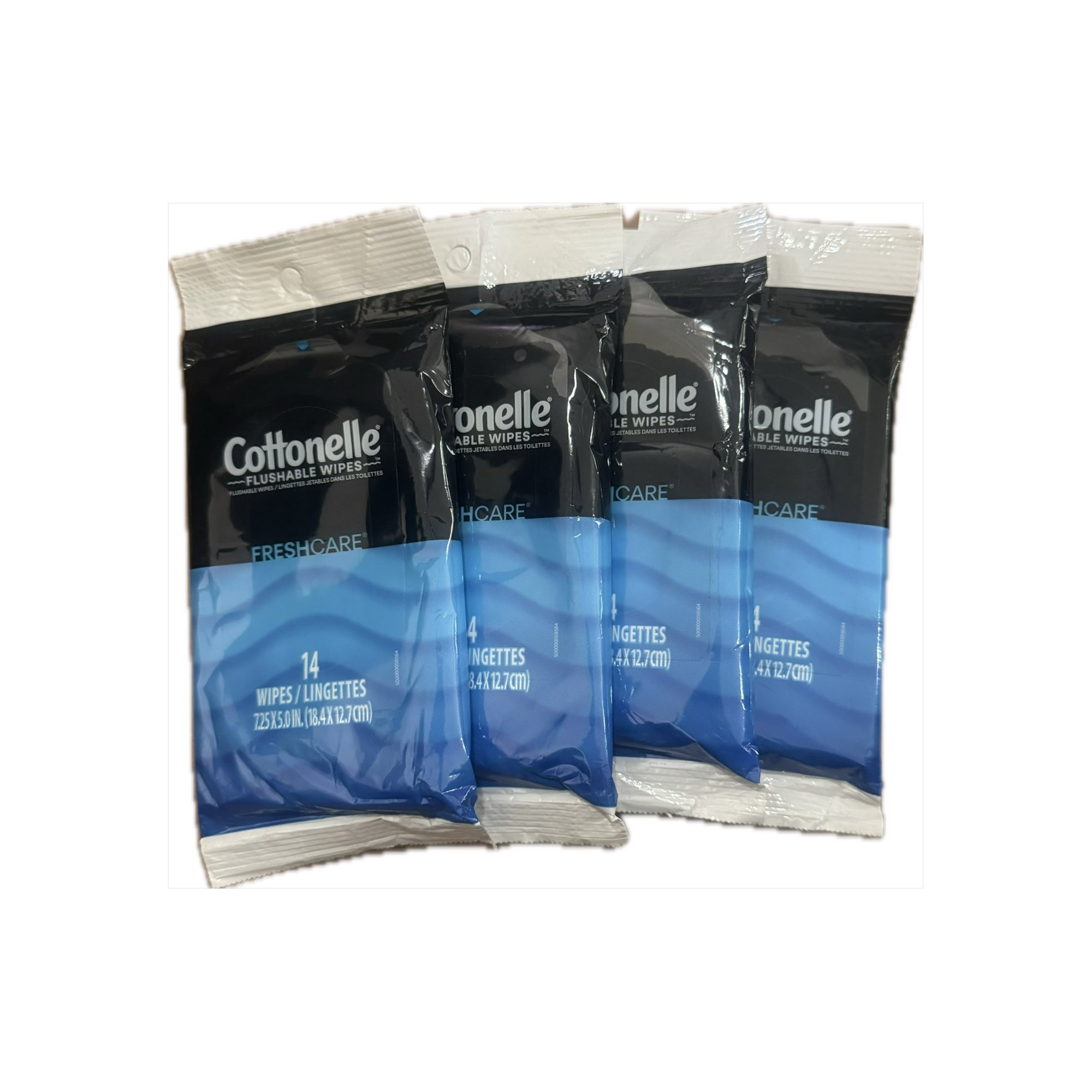 Cottonelle Fresh Care On-The-Go Flushable Wet Wipes, Adult Wet Wipes, 4 On-The-Go Packs (1 Trays ... | Walmart (US)