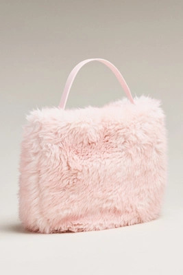 Faux Fur Slouchy Bucket Tote Bag | Anthropologie (US)