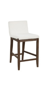 Nathan James Gracie Modern Counter Height Bar Stool with Back, Counter Stool Upholstered Chair wi... | Amazon (US)