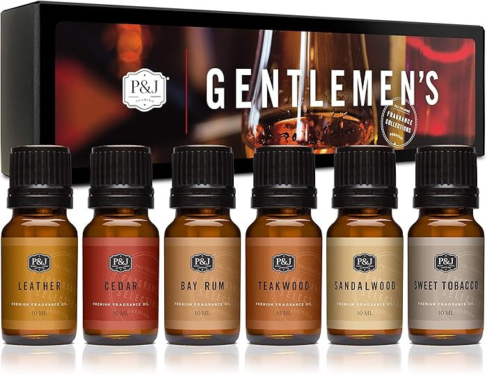 P&J Trading Fragrance Oils for Diffusers for Home Gentlemen's Set Fragrance Scents for Candle Mak... | Amazon (US)