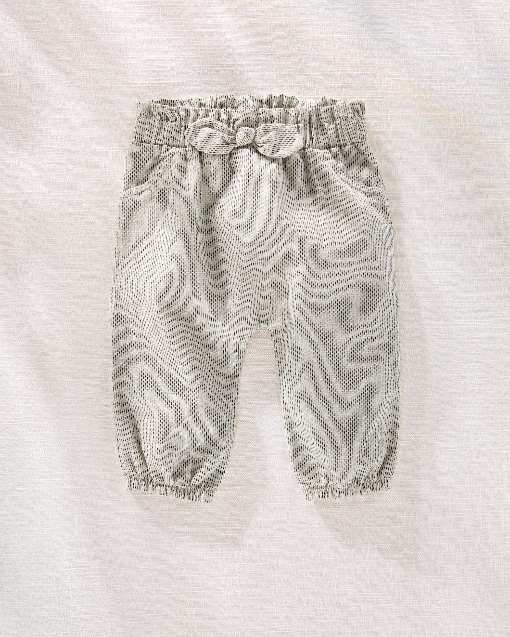Baby Hilary Duff Striped Linen Pants | Carter's