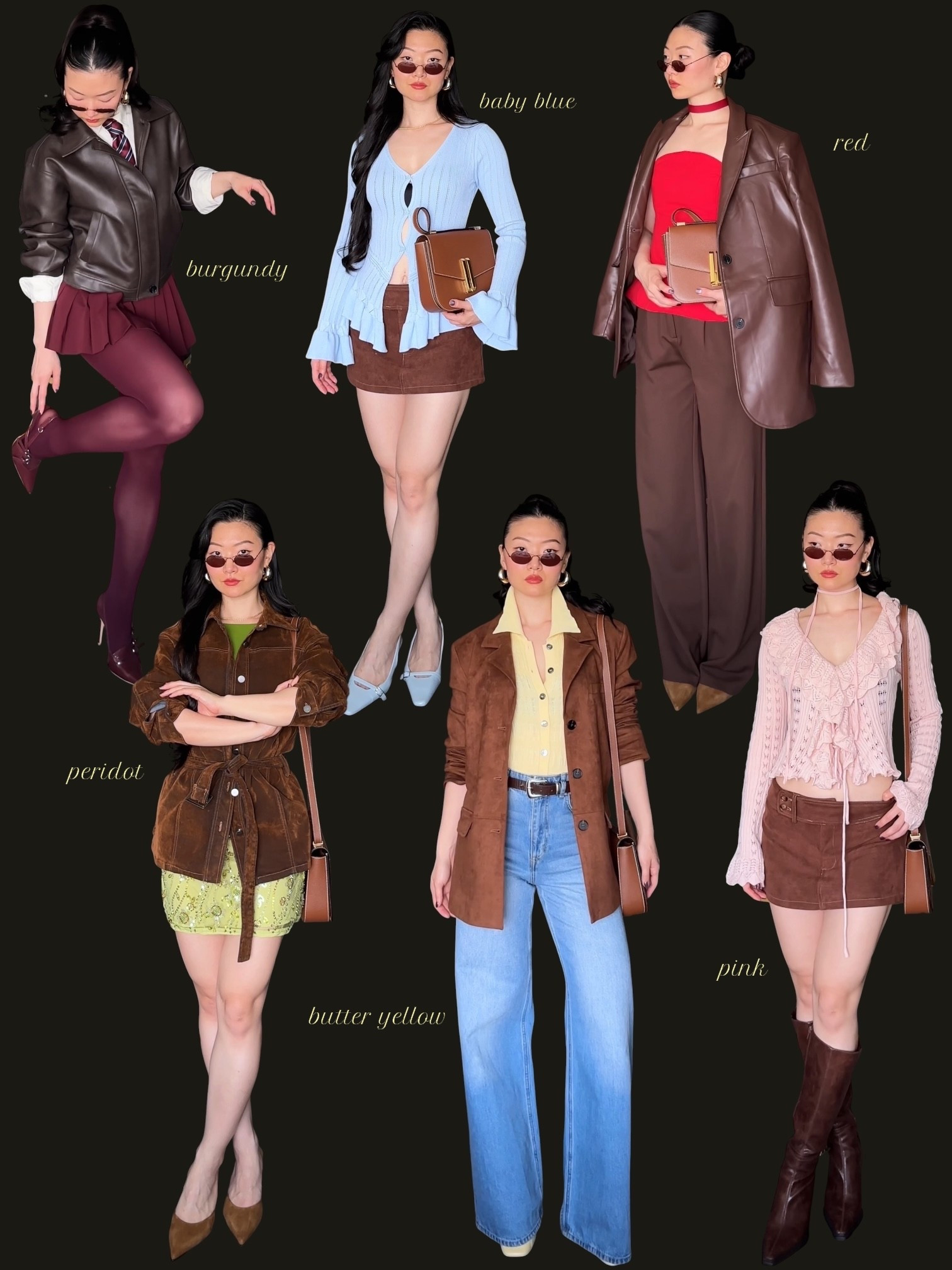 matching browns with bold colors! 

#LTKU #LTKSeasonal #LTKootd