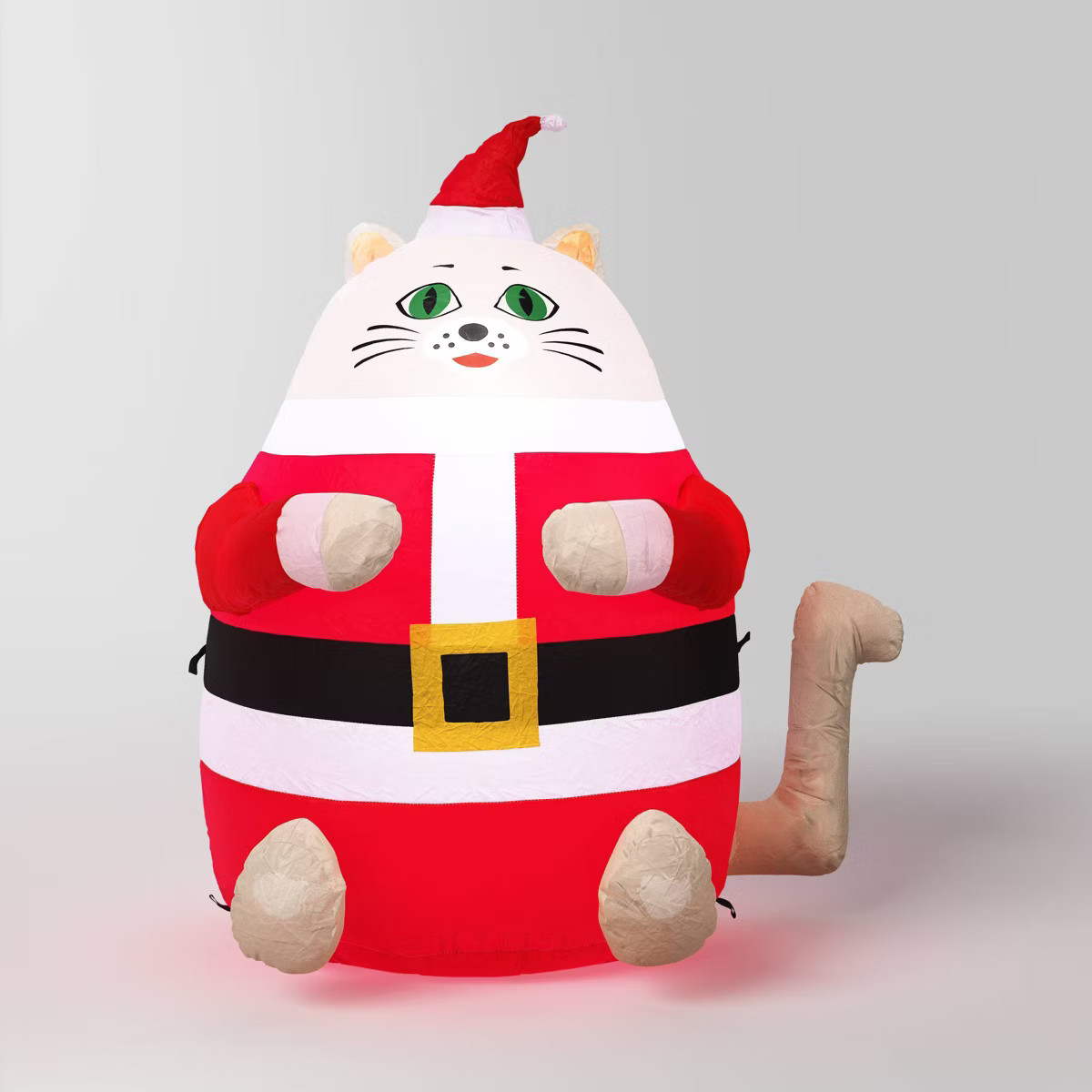 3.5' Cat in Santa Suit Christmas Inflatable Decoration - Wondershop™ | Target