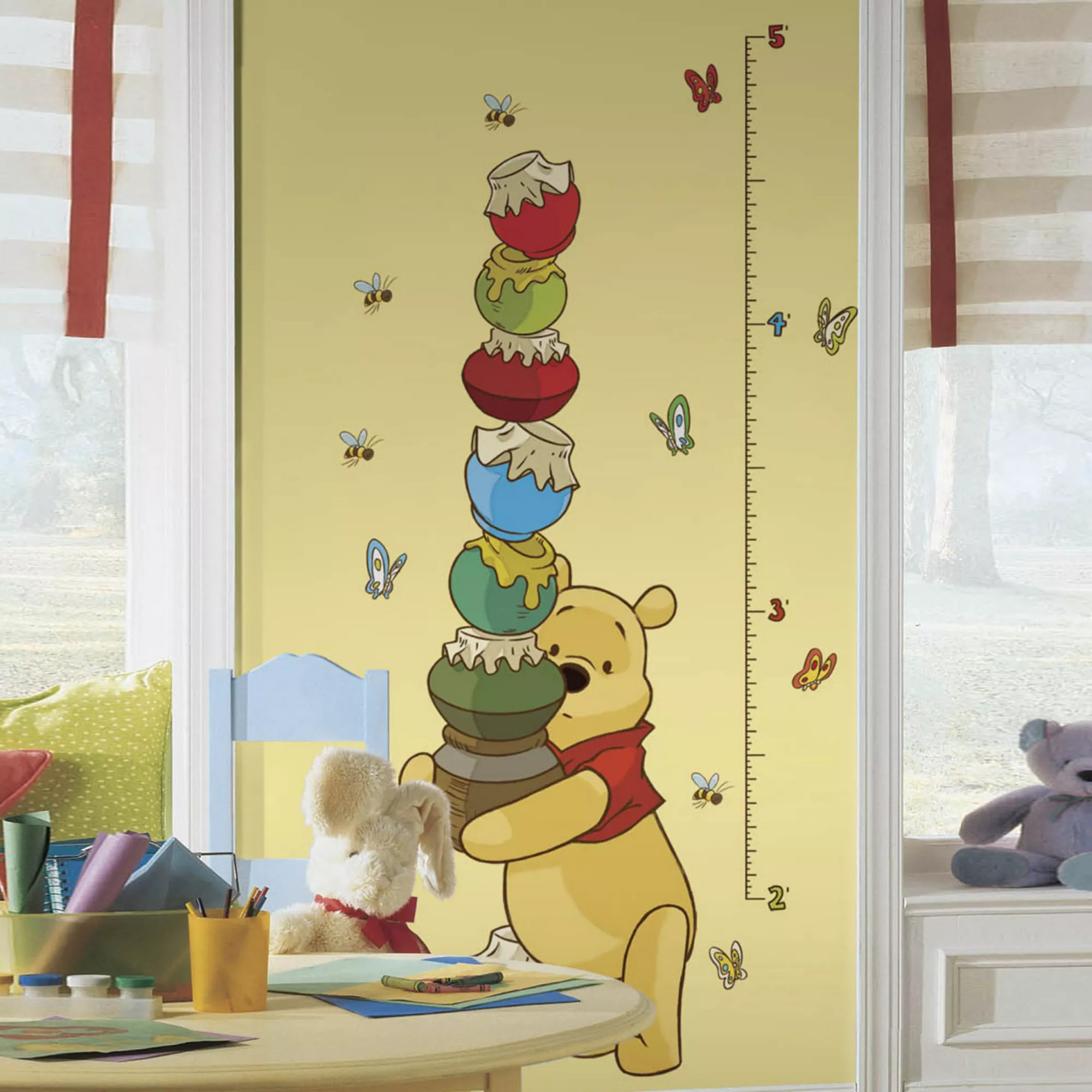 Disney's Winnie the Pooh Growth Chart Peel & Stick Wall Decals | Kohl's