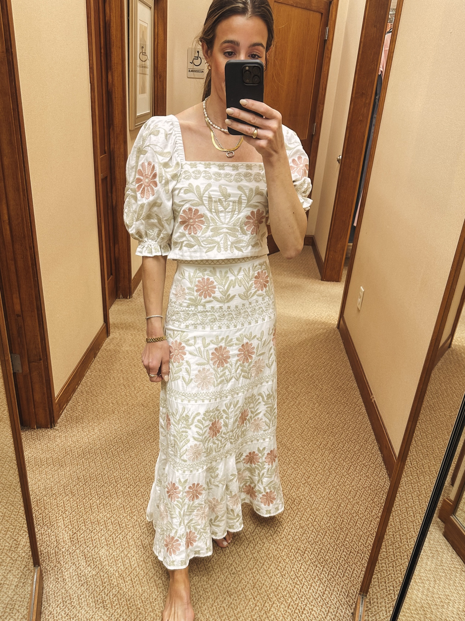 antonio melani embroidered dress Antonio Melani main image 0
