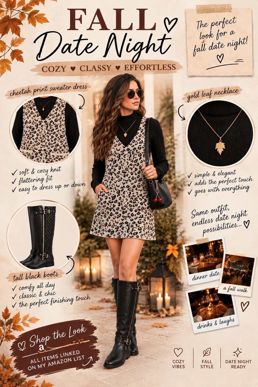 Elevate your fall date night look with this cozy and chic outfit. Perfect for any autumn evening🍁🖤

#LTKootd #LTKPetite #LTKSeasonal