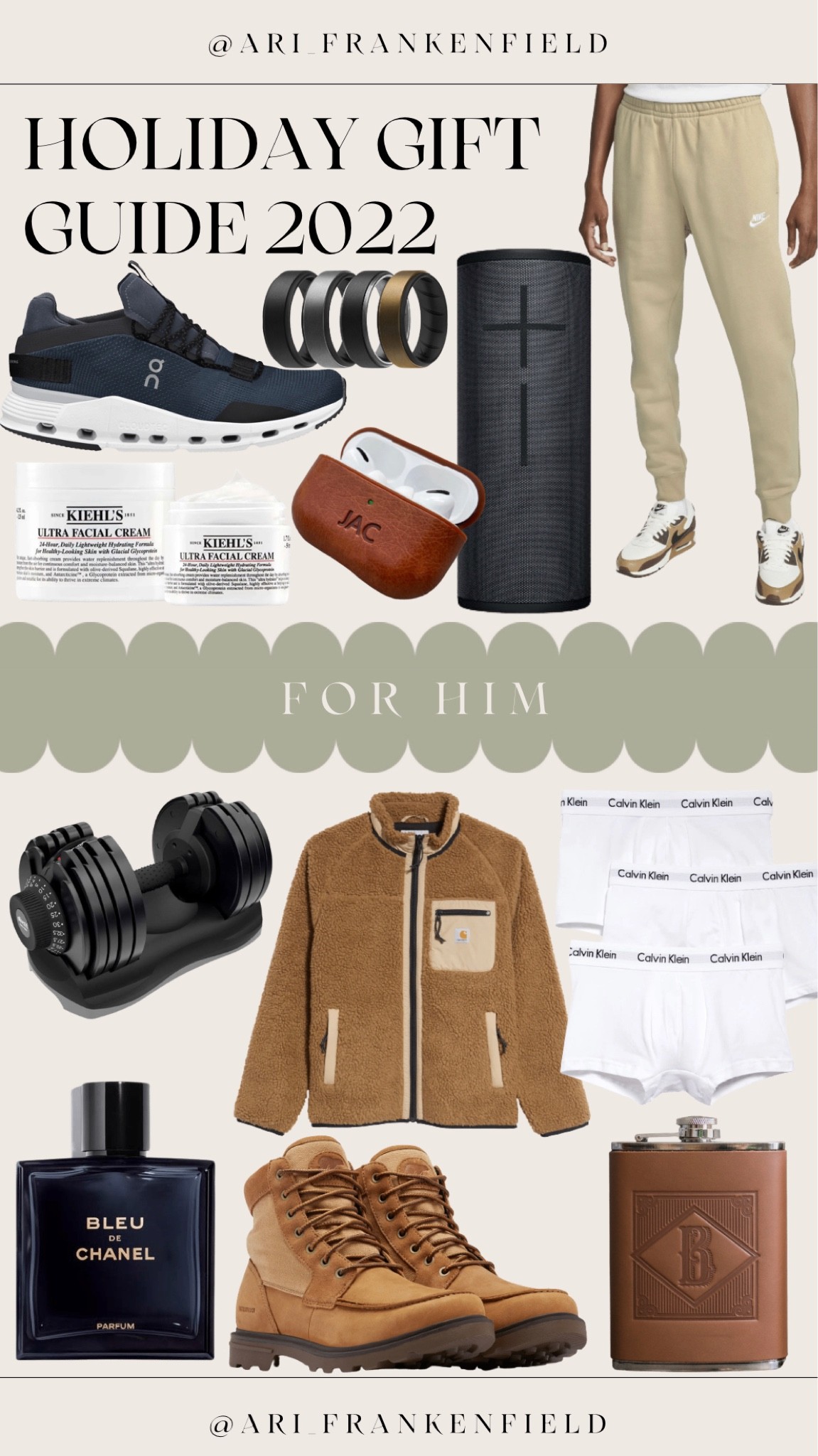 The gift guide for him! #dad #husband #weights #airpods #nordstrom #amazon #gift #christmas 

#LTKHoliday #LTKmens #LTKGiftGuide