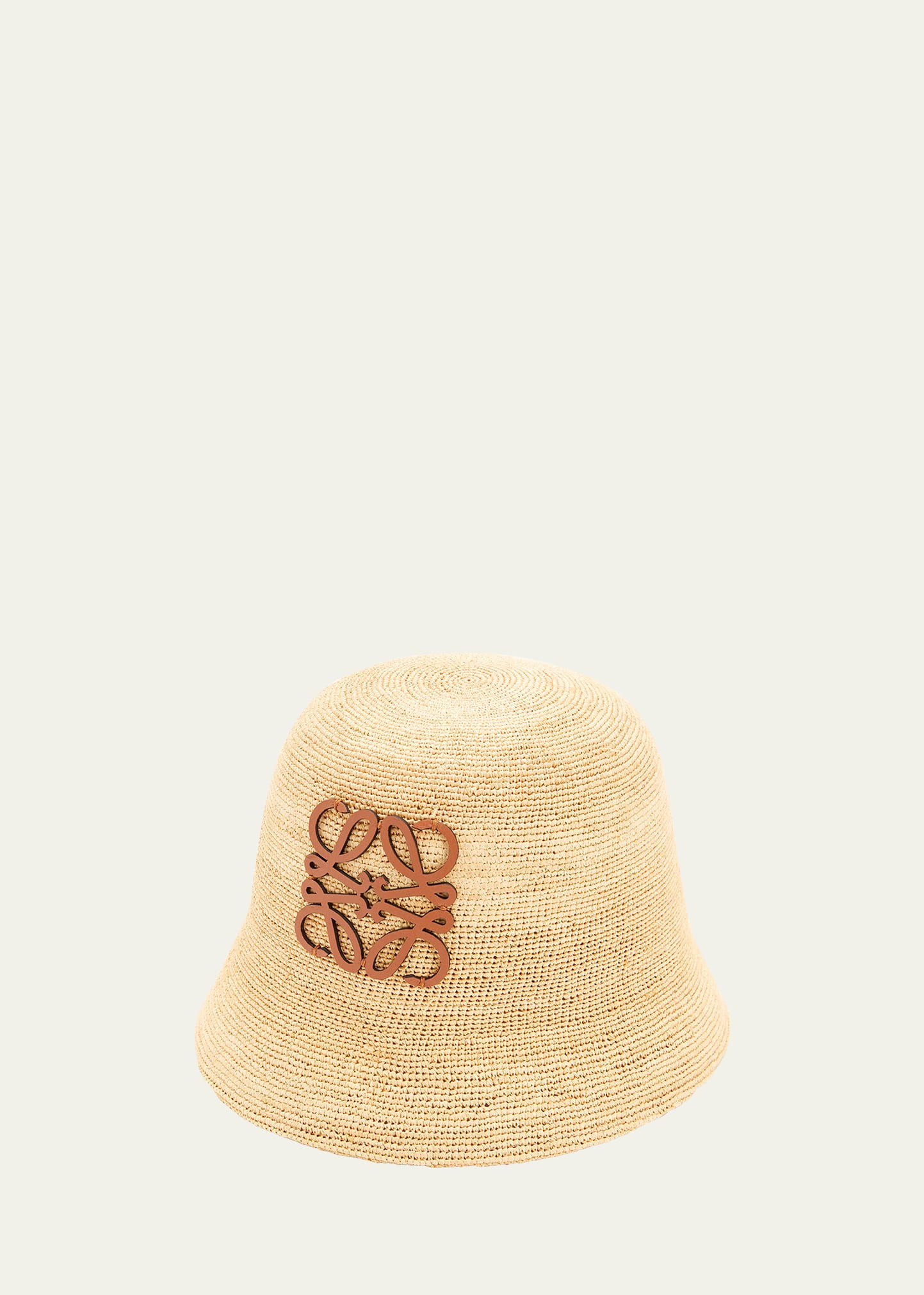 Loewe Anagram Raffia Bucket Hat | Bergdorf Goodman