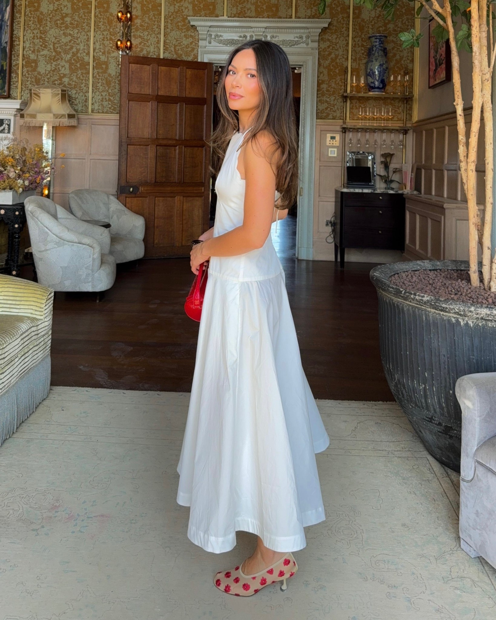 Today’s look 🤍 Love the detailing on this dress!

#LTKShoeCrush #LTKSeasonal #LTKStyleTip