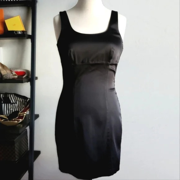 Moschino Vintage Cocktail Mini Dress Black Sleeveless | Poshmark
