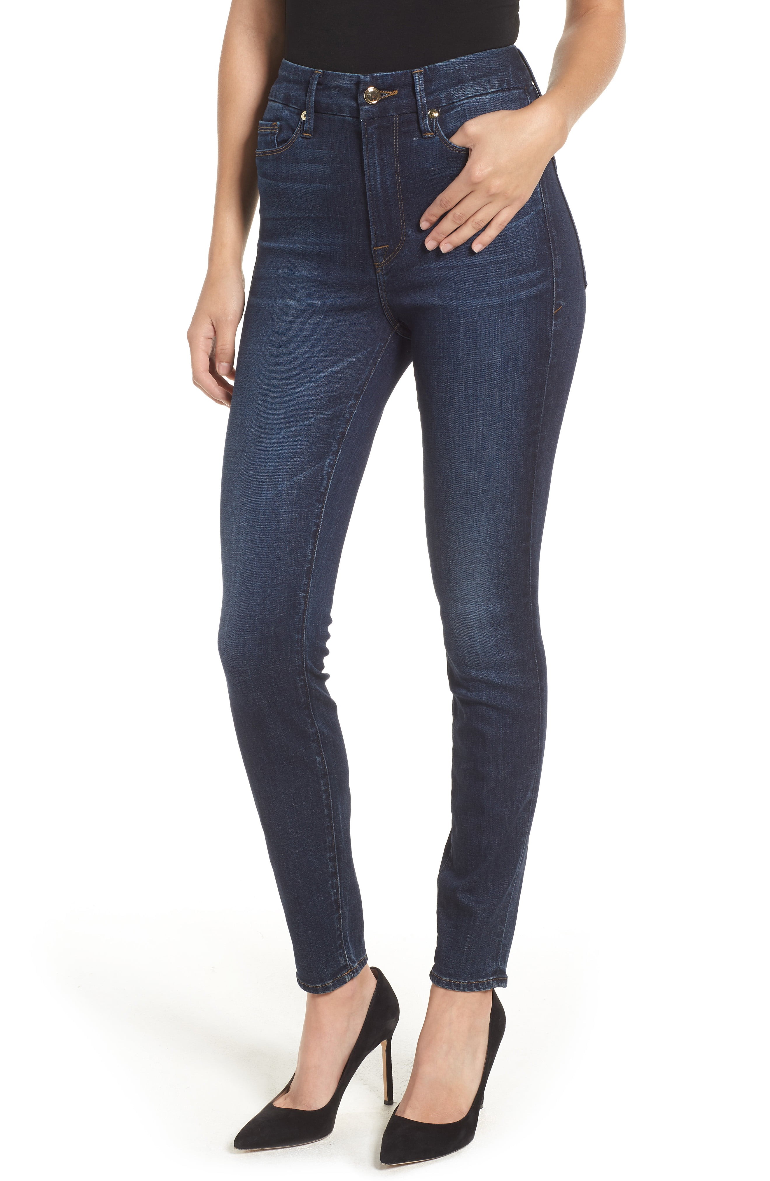 Women's Good American Good Waist High Rise Skinny Jeans | Nordstrom