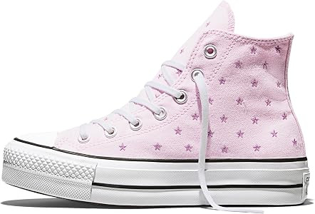 Converse Women's Chuck Taylor All Star Lift Platform Embroidered Stars High Top Sneaker | Amazon (US)