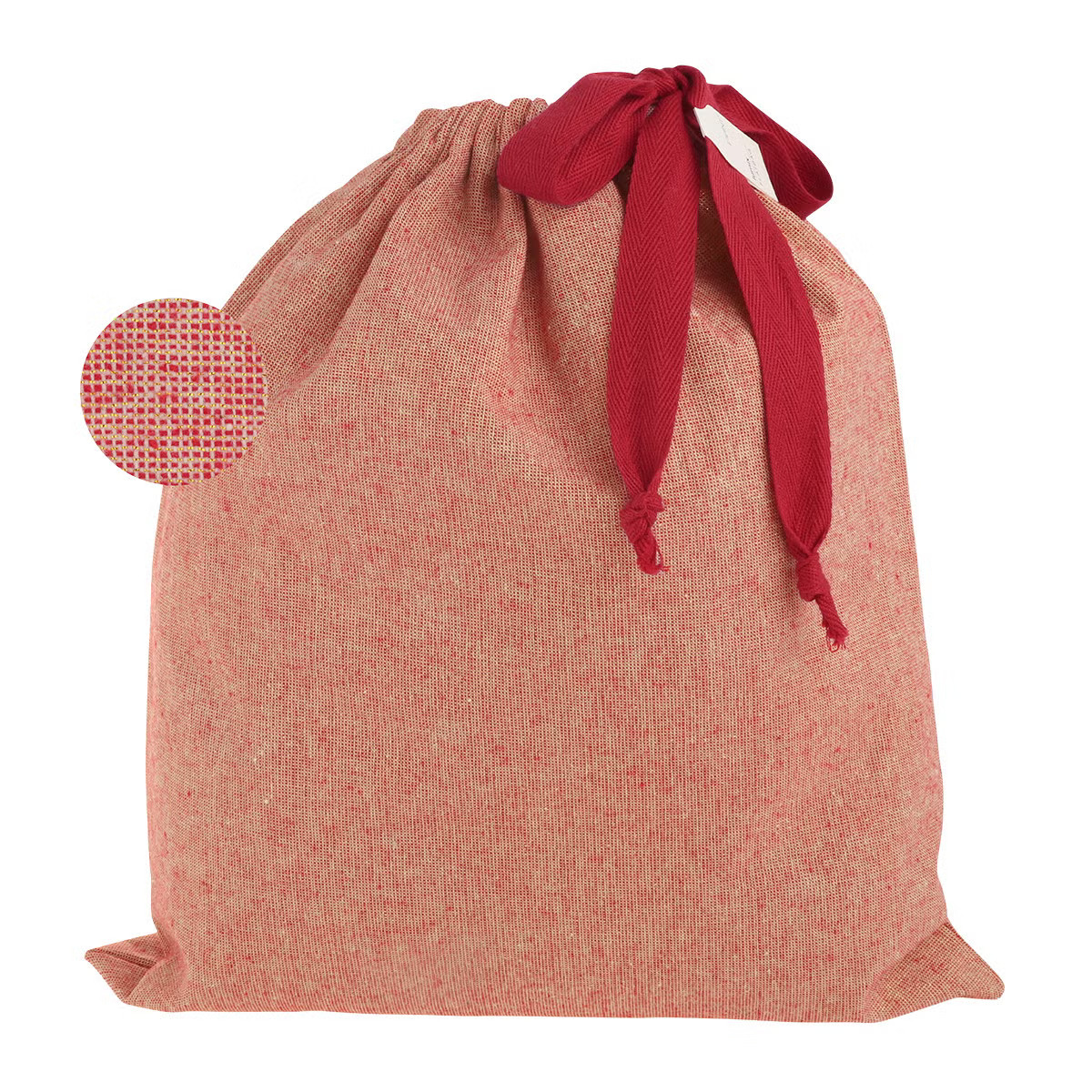 Metallic Fabric Drawstring Gift Sack | The Container Store