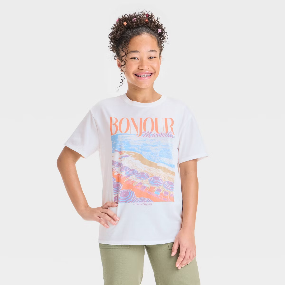 Girls' Oversized Graphic T-Shirt - art class™ | Target