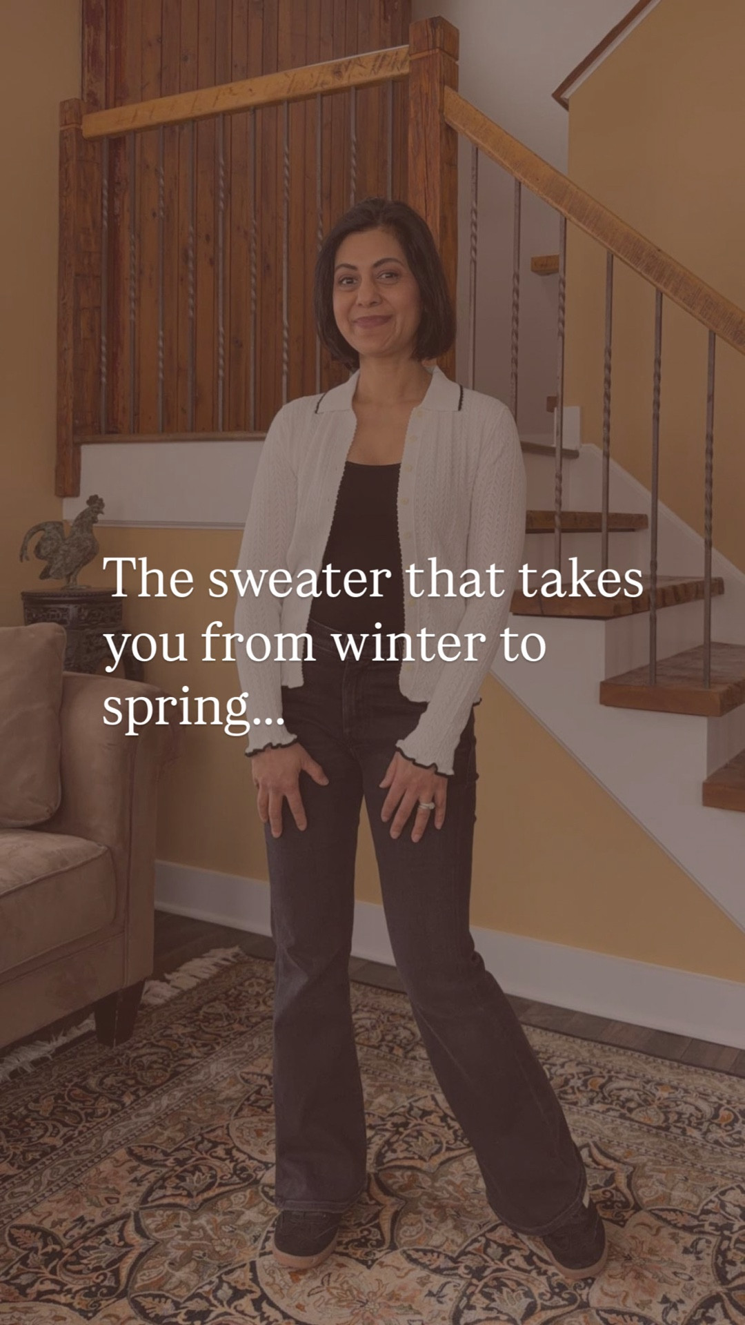 Pointelle sweaters are perfect for transitioning your closet to spring.  They're warm but the open knit makes them feel light and airy.  I sized up to a M (from my usual S) in this style. 💙 Nipa 




#LTKSeasonal #LTKOver40 #LTKootd