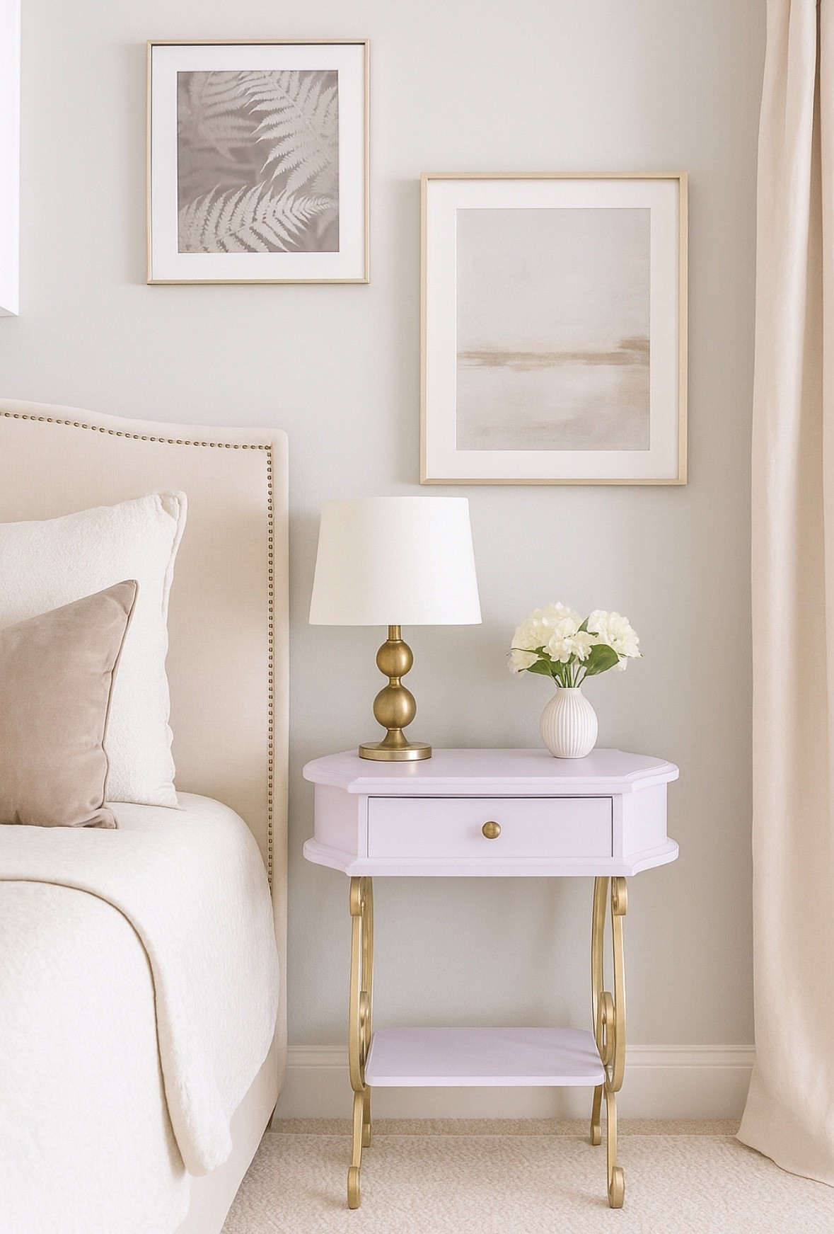 Refinished this table in the gorgeous color elation by Sherwin Williams 