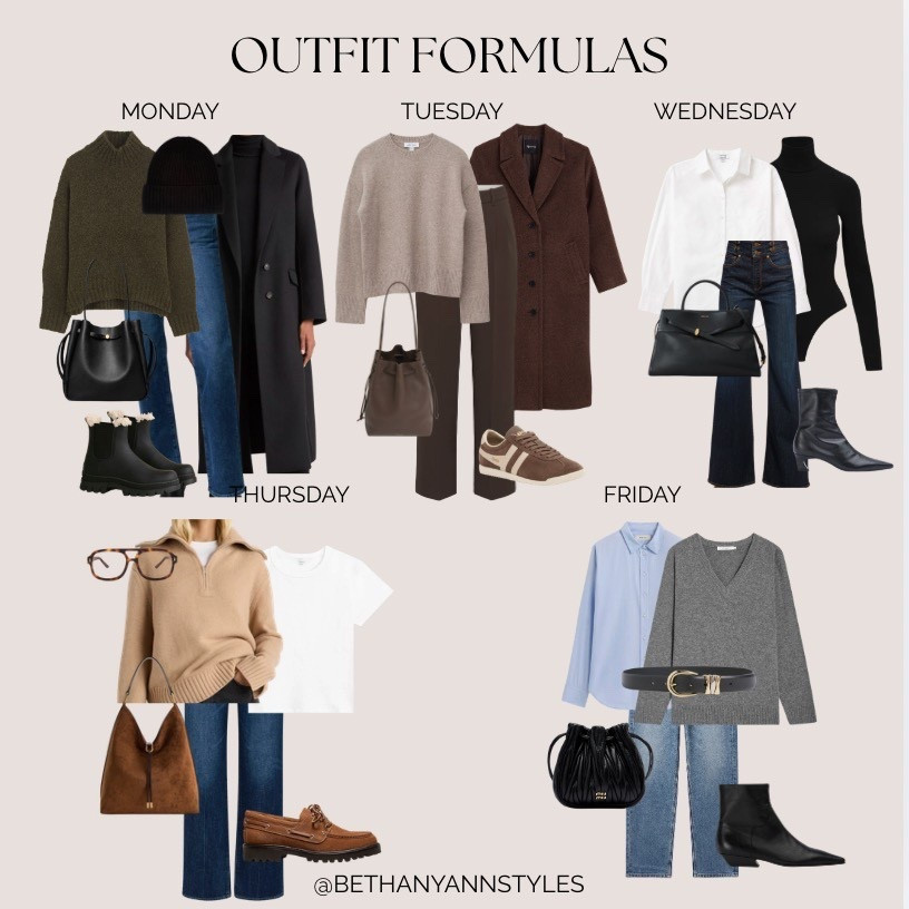 Week 4 of 2026 outfit formulas—effortless combinations designed to make getting dressed simple, confident, and stress-free for the week ahead.

#LTKootd #LTKgrwm