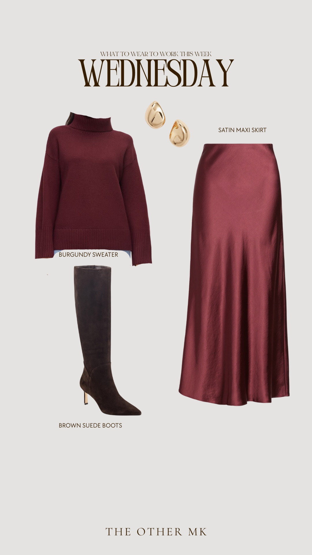 What to wear to work this week
Satin skirt outfit turtleneck, outfit, burgundy outfit


#LTKMidsize #LTKTall #LTKOver40