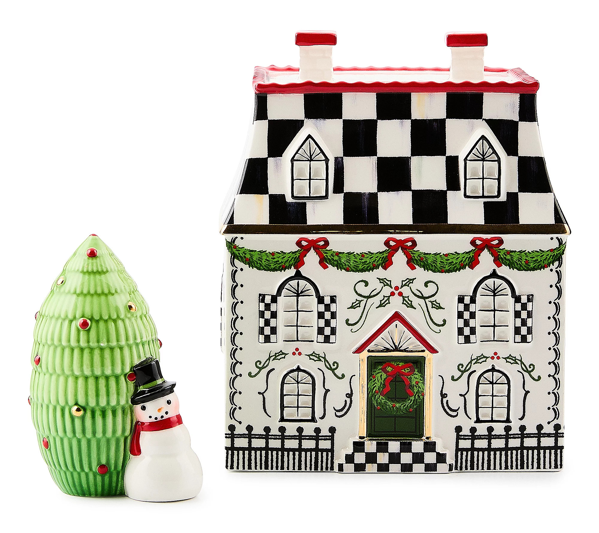 MacKenzie-Childs Holly Village Villa House | QVC