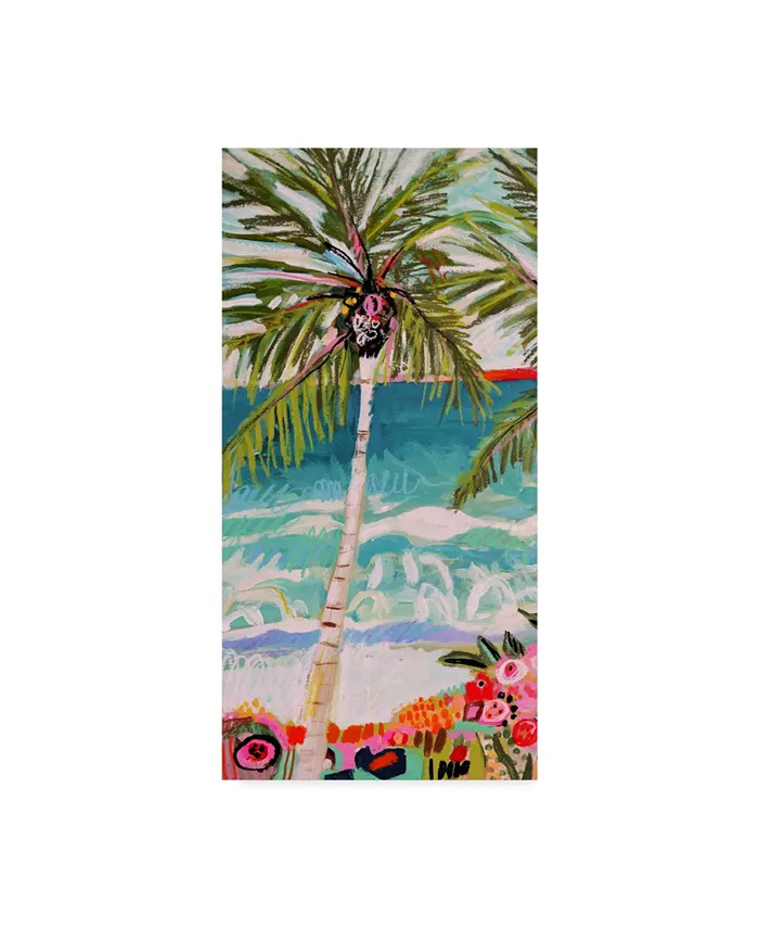 Trademark Global Karen Fields Palm Tree Wimsy I Canvas Art - 15 | Macy's