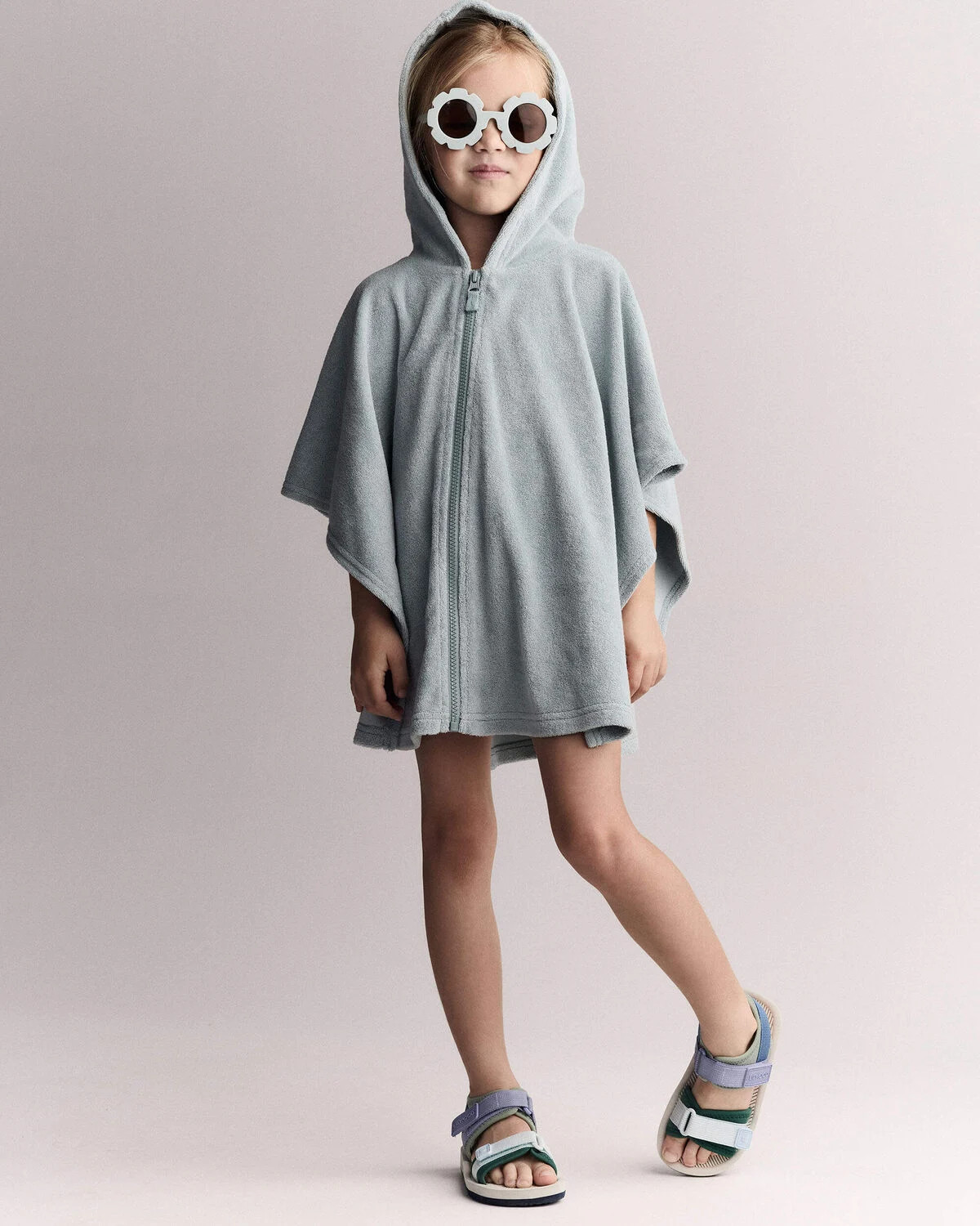 Toddler French Terry Hooded Coverup - Pale Blue - Otter Avenue | Carter's | Carter's Inc