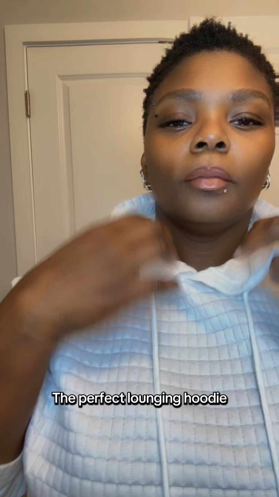 I love a good lounging sweater. This is one of my favorites. And it’s the white for me. #womenssweater #waffleknitsweater #lounging #plussizesweaters #whitehoodie #whitesweaters 

#LTKootd #LTKOver40 #LTKPlusSize