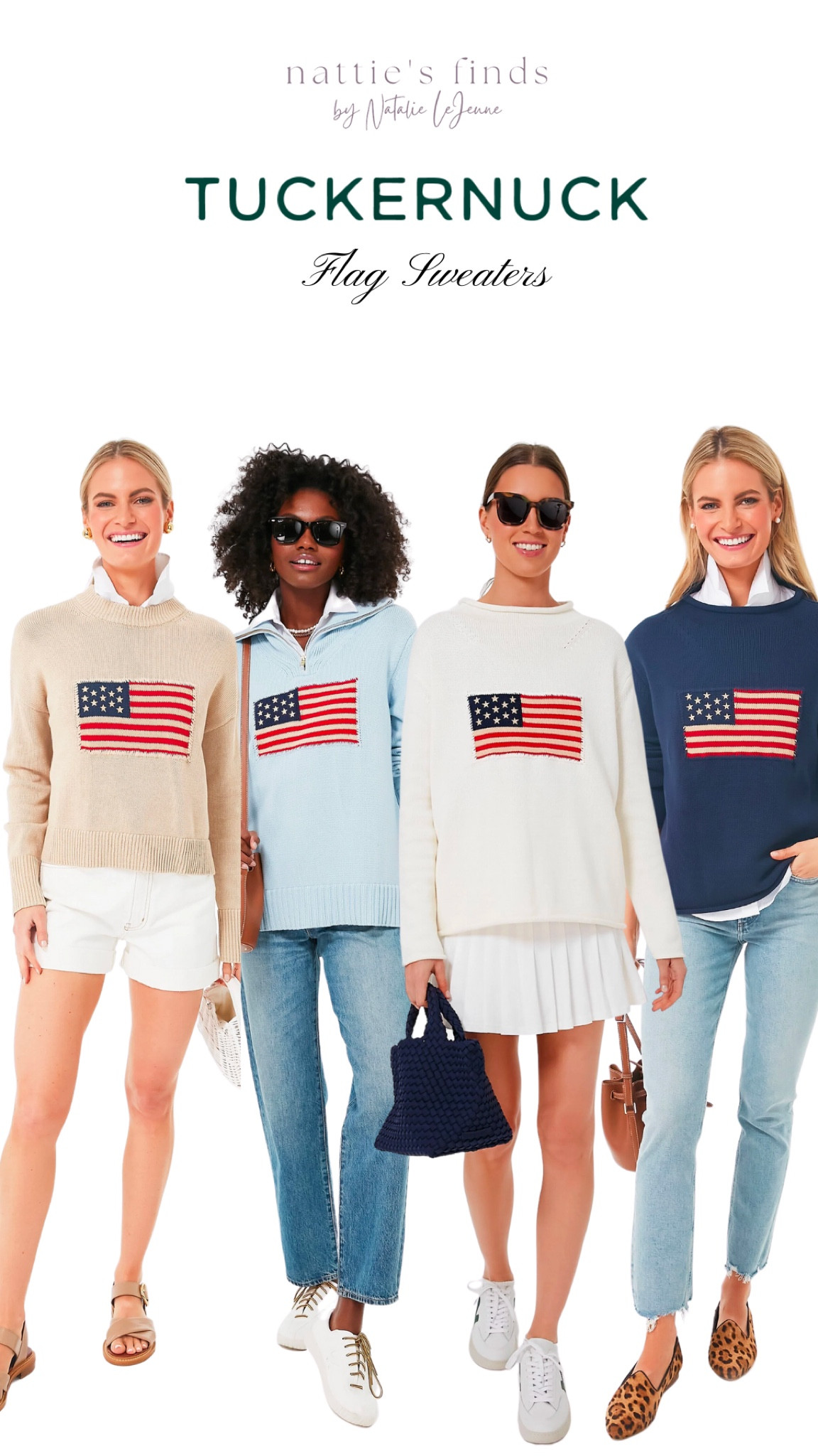How cute are these flag sweaters? 😍


Fourth of July / summer sweater / east coast outfit / preppy / Memorial Day / Labor Day / flag sweater / fourth of july outfit

#LTKstyletip #LTKFind #LTKfit