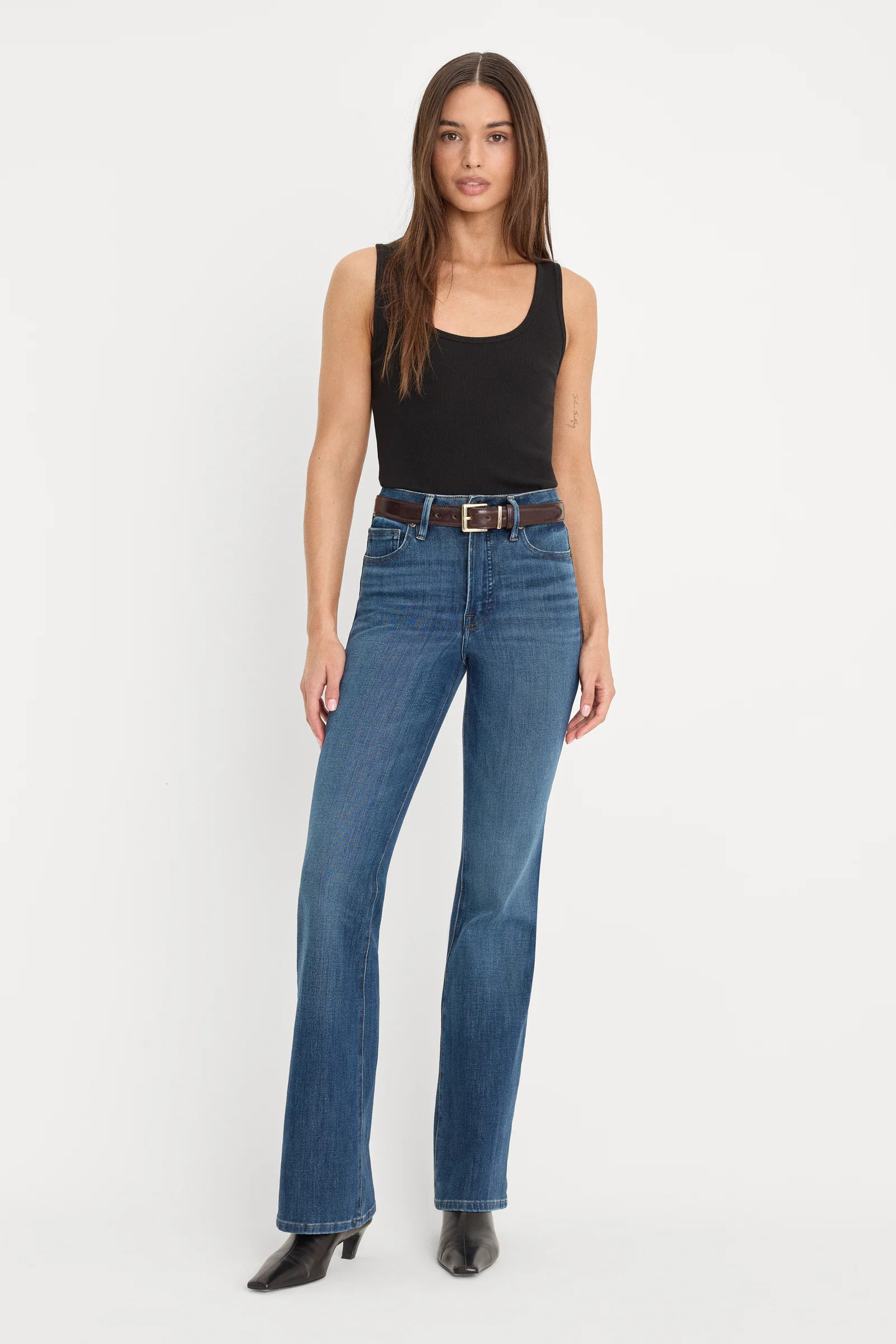 SOFT TECH GOOD CLASSIC BOOTCUT JEANS | INDIGO511 | Good American