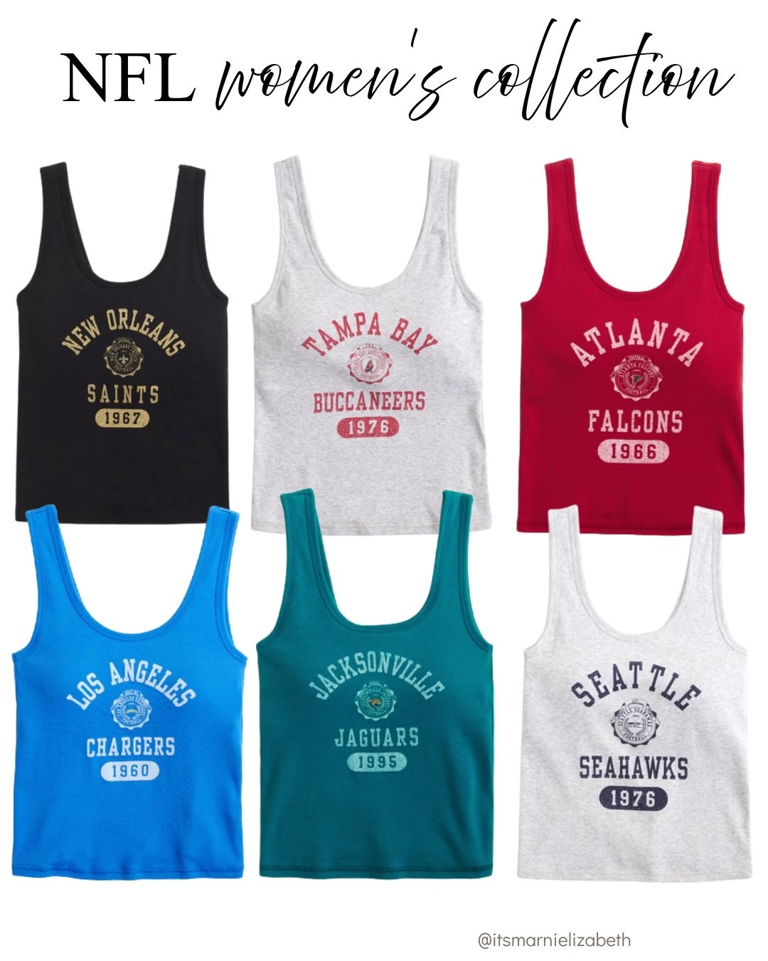 A little game day inspo 🏈 These NFL tanks from Abercrombie are such an easy way to add a little team spirit without going all out.

NFL women’s collection, Abercrombie, game day style, football season, women’s NFL, game day outfit

#LTKSeasonal #LTKootd