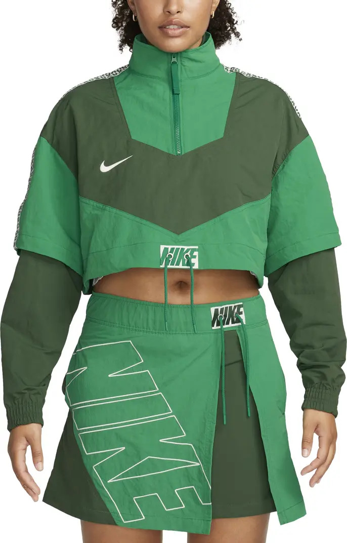 Sportswear Water Repellent Crop Tracksuit Jacket | Nordstrom