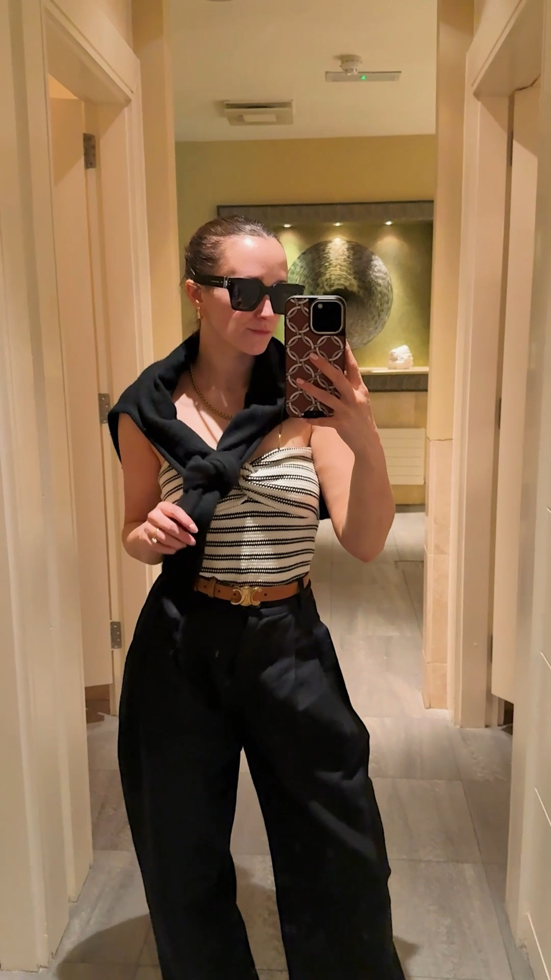 Chic Black & white summer outfit with linen trousers 

#LTKsummer #LTKireland