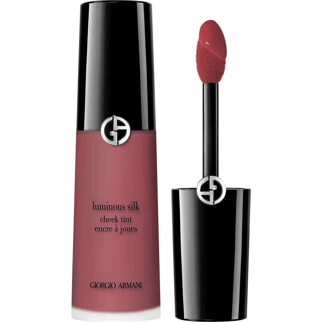 ARMANI beauty Luminous Silk Liquid Blush Cheek Tint in 65 - Intense Berry at Nordstrom | Nordstrom