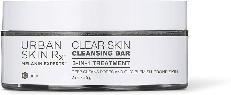 Urban Skin Rx Clear Skin Cleansing Bar | 3-in-1 Daily Cleanser, Exfoliator and Mask Removes Exces... | Amazon (US)