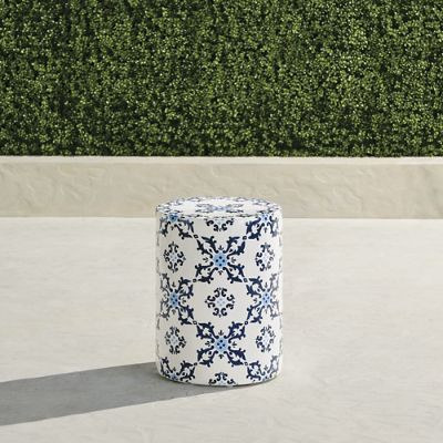 Luisa Handpainted Accent Stool | Frontgate