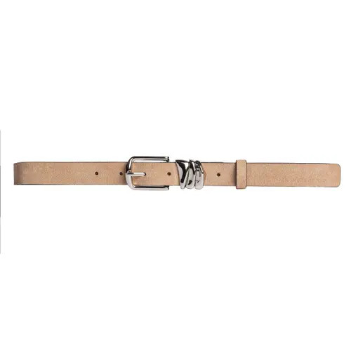 BLACK SUEDE STUDIO Boyfriend Belt in Sand at Nordstrom, Size Small | Nordstrom