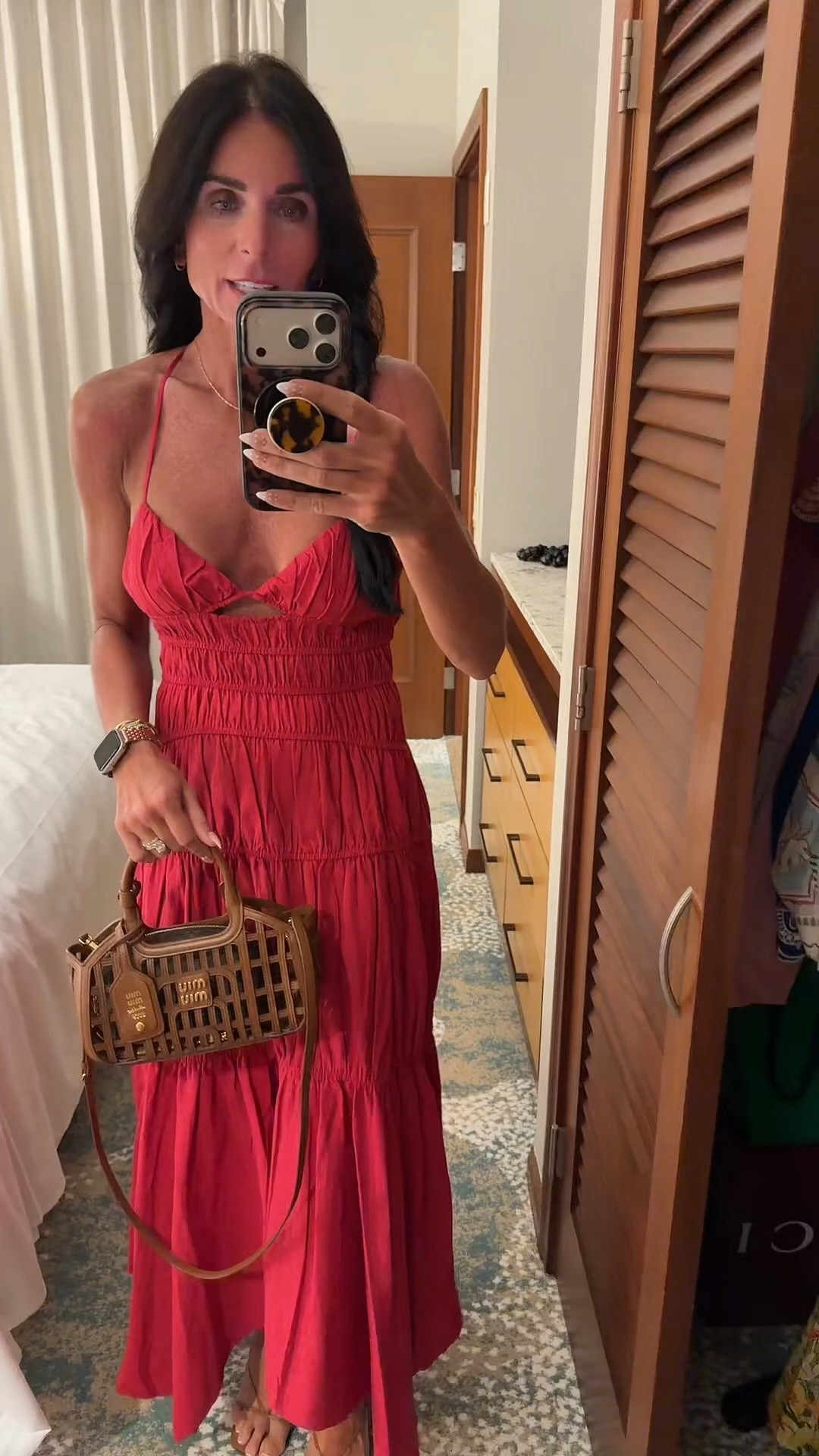 Absolutely love this dress for vacation! Wearing a small and comes in tons of colors 

#LTKTravel #LTKFindsUnder100 #LTKSaleAlert