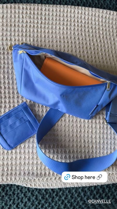 Summer it bag, purse, crossbody purse, fanny pack, oversized fanny packs, cornflower blue, summer style, summer color 

#LTKItBag #LTKStyleTip #LTKSaleAlert