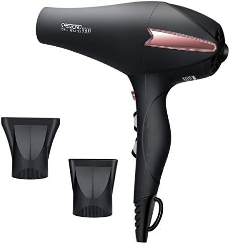 Professional Ionic Salon Hair Dryer, Powerful 2200 watt Ceramic Tourmaline Blow Dryer, Pro Ion qu... | Amazon (US)