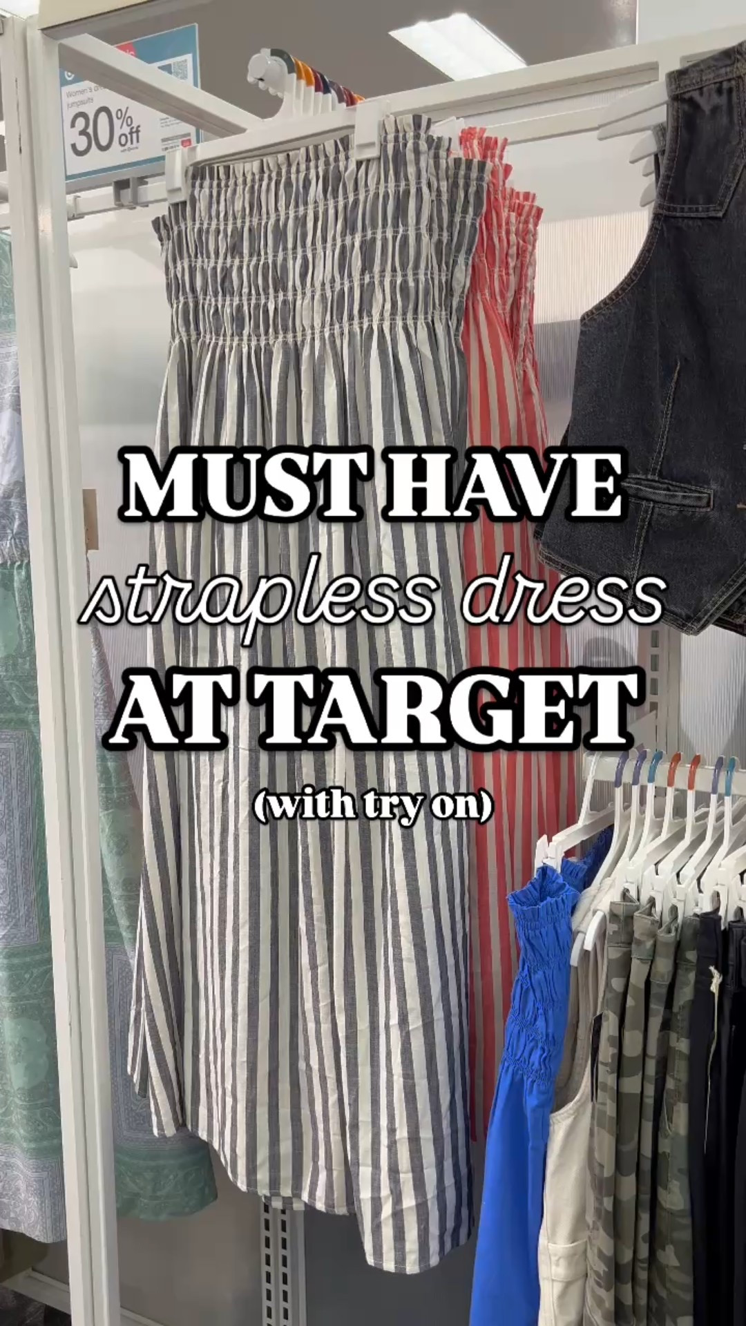 Must have strapless dress at Target!

I’m in a medium 
5’5” and 145 lbs 

#LTKWatchNow #LTKFindsUnder50 #LTKStyleTip