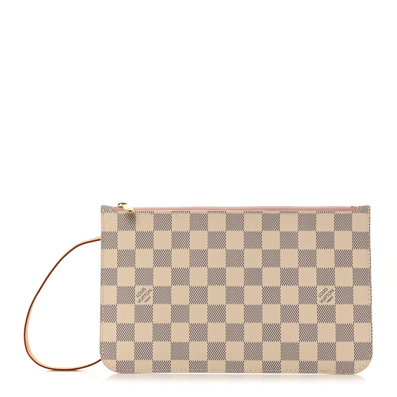 LOUIS VUITTON Damier Azur Neverfull MM GM Pochette Rose Ballerine | FASHIONPHILE | FASHIONPHILE (US)